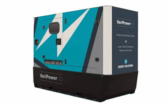 A variable speed hybrid generator power solution