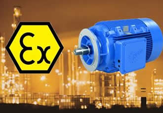 Flexible and safe configuration with explosion-proof motors