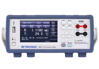 DC resistance meters provide accurate milliohm measurements
