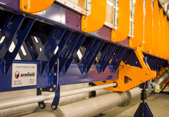 Synchronised jacking system aids precision tilting on research flumes