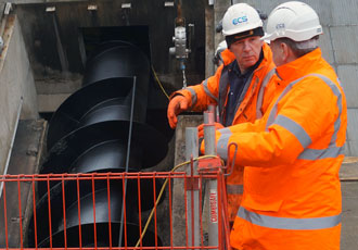 Archimedes screw pumps boost local water infrastructure