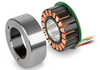 Brushless flat motors offer space for cable glands
