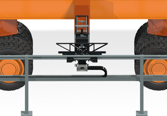 10Gbit/s at your fingertips: RTG cranes provided with high-speed data