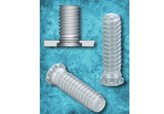 Self-clinching flush heads enable close-to-edge installation