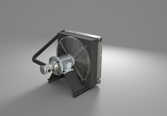 Energy-efficient offline cooling units for hydraulic equipment 