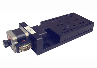 High precision motorised cross roller linear stages are compact