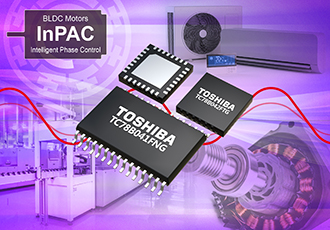 Three-phase brushless motor controller ICs with sine wave drive