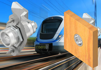 Flush mounting quarter-turn and compression latches for railway