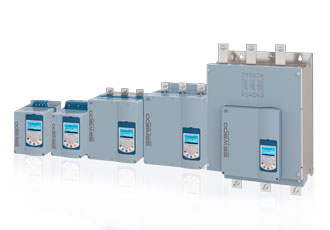 Series of soft starters extended with additional frame sizes