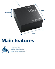 Accelerometer boasts ultra-low power consumption