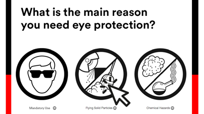 Online tool aids eye protection choice
