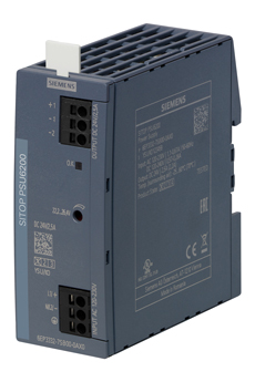 DIN rail power supplies are slim and space-saving