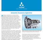 Brochure Highlights The Use Of VICTREX PEEK Wear Polymers In Automotive Transmission Applications