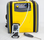 Portable gas analyser tests satellite launch system