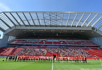 Liverpool FC's Anfield stadium receives makeover