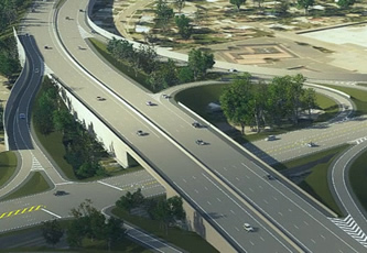 Roadway projects advance from conception through to construction