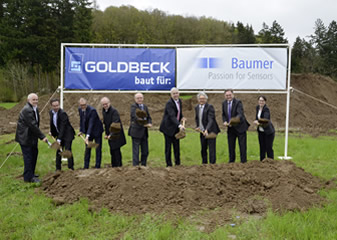 Baumer to build development and logistics centre on Lake Constance