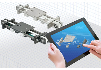 Modular linear axes for custom linear drives