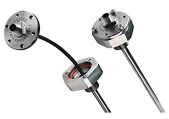 Linear position sensors designed for use with hydraulic cylinders