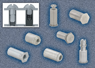 Range of self-clinching standoff fasteners