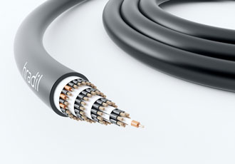 Four layer 500V drag chain cable features 61 conductors
