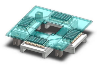 Magnetic system controls the movement of levitating objects