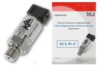 Pressure sensor for functional safety applications