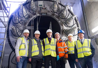 Scottish Canal’s Falkirk Wheel receives a visit 