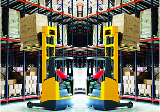 Sophisticated forklift braking technology developed