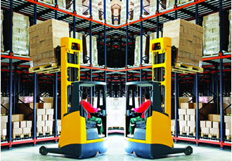 Sophisticated forklift braking technology developed