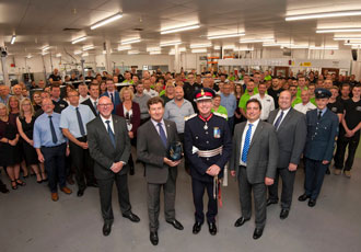 Lord-Lieutenant for Dorset presents award to BOFA International