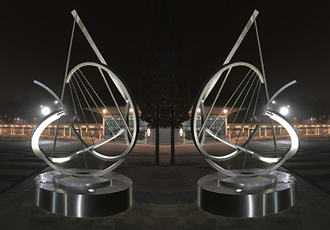 ‘Liquid’ metal curves created for Corby heritage sculpture