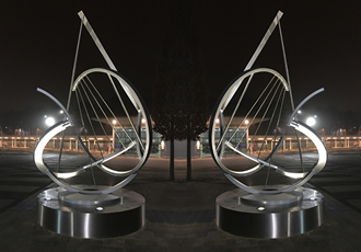 ‘Liquid’ metal curves created for Corby heritage sculpture