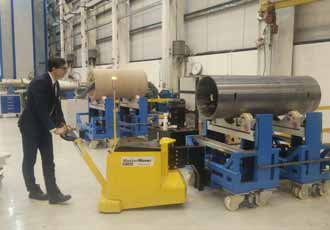 Giant motor and pump parts lead to a lean manufacture
