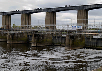 Sluice gates to receive a new paint job