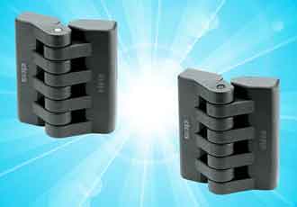 High quality plastic hinges optimise materials