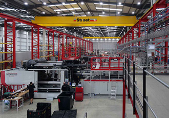 Overhead crane increases productivity for manufacturer