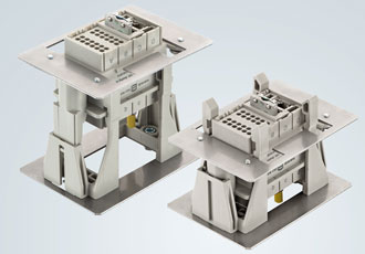 Connector includes test position for use with motor control centres