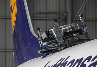 Mobile robot makes aircraft inspection easy
