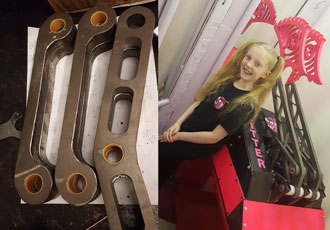 igus say YES to supporting GlitterBomb robot-building team