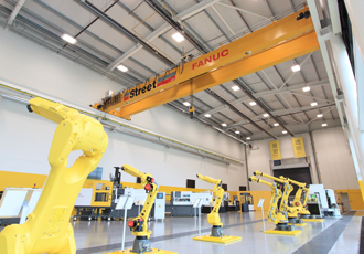 Overhead cranes increase productivity in £20m robotics factory