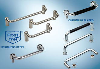 Stainless steel handles for high bearing loads