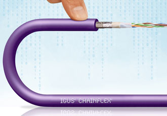 Reliable Ethernet transmission from igus and Harting