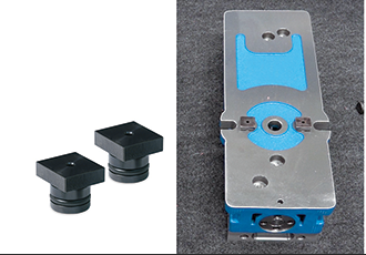 Vises for a range of mounting options using sine keys