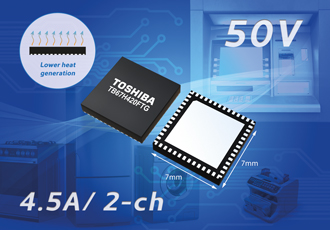 Surface-mount brushed motor driver offers advanced error handling