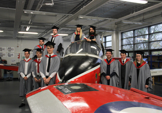 Celebrations at first engineering graduation in Hartlepool