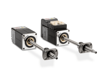 Compact linear actuator features integrated motor control