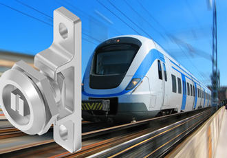 Stainless steel railway catch confidently locks 