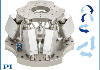 Medium load hexapod provides precision and versatility