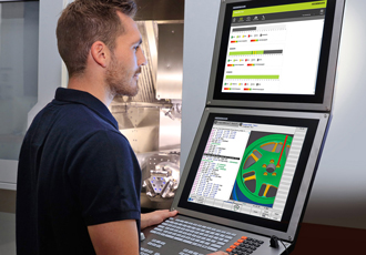 Heidenhain controls allow access to order processing data